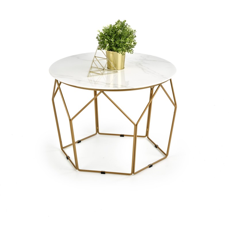 "MADISON Gold / Marble Coffee Table" "MADISON Gold / Marble Coffee Table"