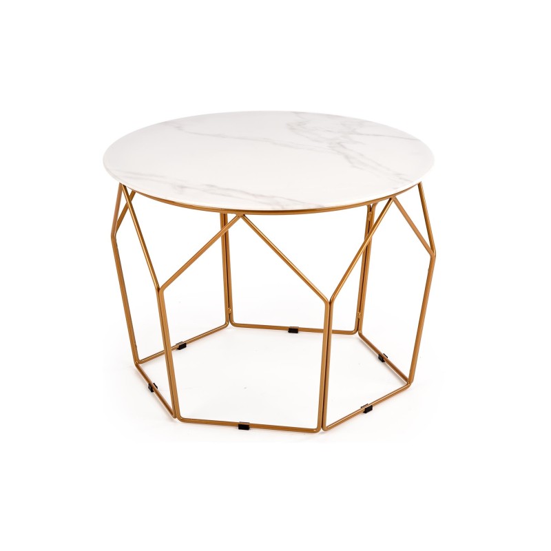 "MADISON Gold / Marble Coffee Table" "MADISON Gold / Marble Coffee Table"