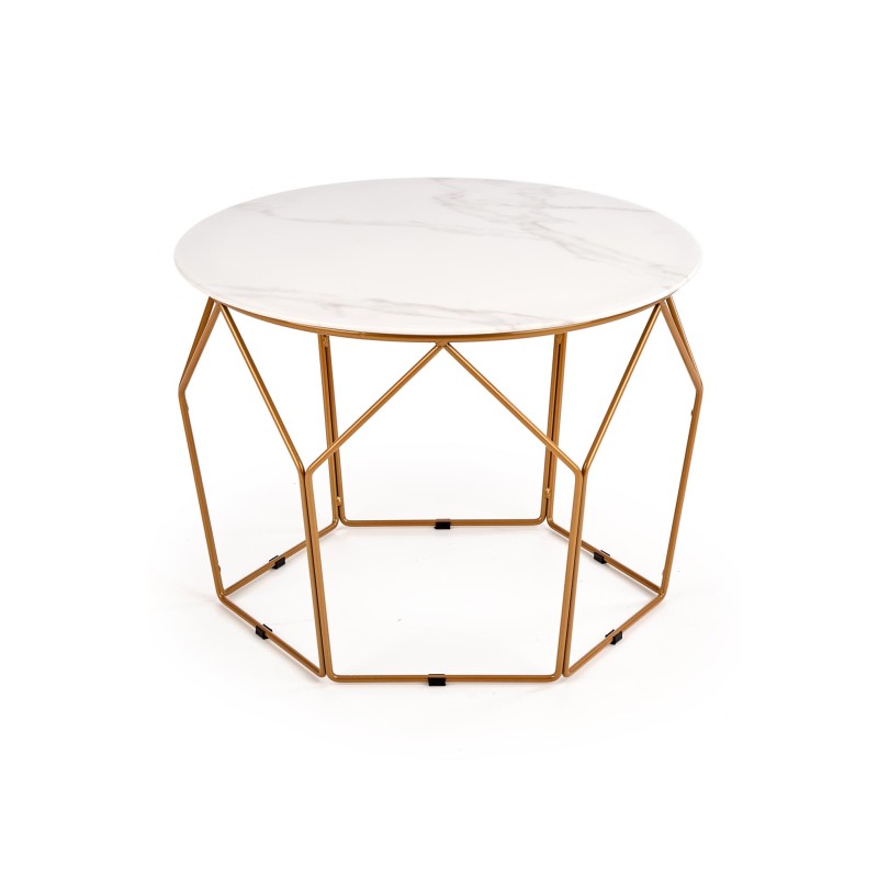 "MADISON Gold / Marble Coffee Table" "MADISON Gold / Marble Coffee Table"