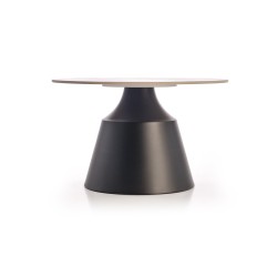 'MAGNETA Set of 2 Benches, White Marble / Black' 'MAGNETA Set of 2 Benches, White Marble / Black'