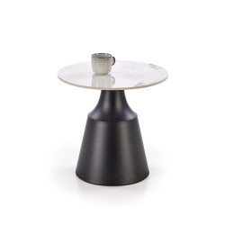 MAGNETA zestaw 2 ław, biały marmur / czarny (2p 1szt) MAGNETA zestaw 2 ław, biały marmur / czarny (2p 1szt)