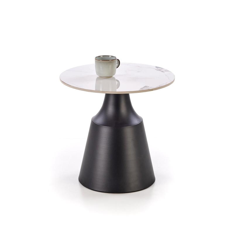 MAGNETA zestaw 2 ław, biały marmur / czarny (2p 1szt) MAGNETA zestaw 2 ław, biały marmur / czarny (2p 1szt)