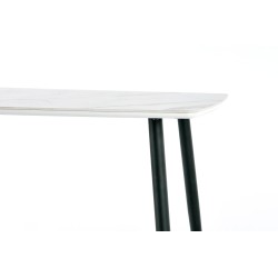 'MARCO White Marble / Black Table' 'MARCO White Marble / Black Table'