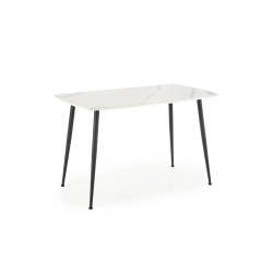 'MARCO White Marble / Black Table' 'MARCO White Marble / Black Table'