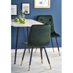 'MARCO White Marble / Black Table' 'MARCO White Marble / Black Table'