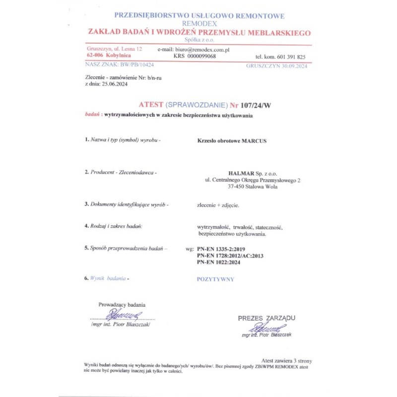 MARCUS fotel gabinetowy czarny MARCUS fotel gabinetowy czarny