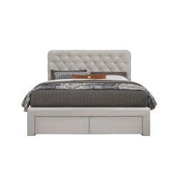 'MARISOL 160 cm Beige Bed' 'MARISOL 160 cm Beige Bed'