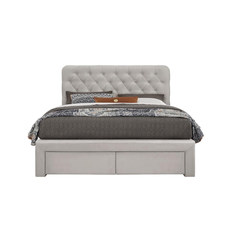 'MARISOL 160 cm Beige Bed' 'MARISOL 160 cm Beige Bed'