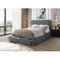 'MARISOL 160 cm Ash Grey Bed' 'MARISOL 160 cm Ash Grey Bed'