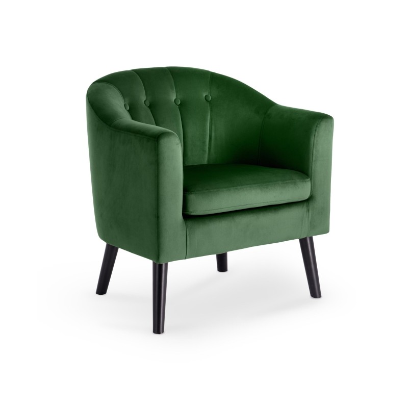 'MARSHAL Relaxation Armchair Dark Green'