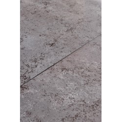 'MARTIN Extendable Table Top - Dark Ash, Leg - Black' 'MARTIN Extendable Table Top - Dark Ash, Leg - Black'