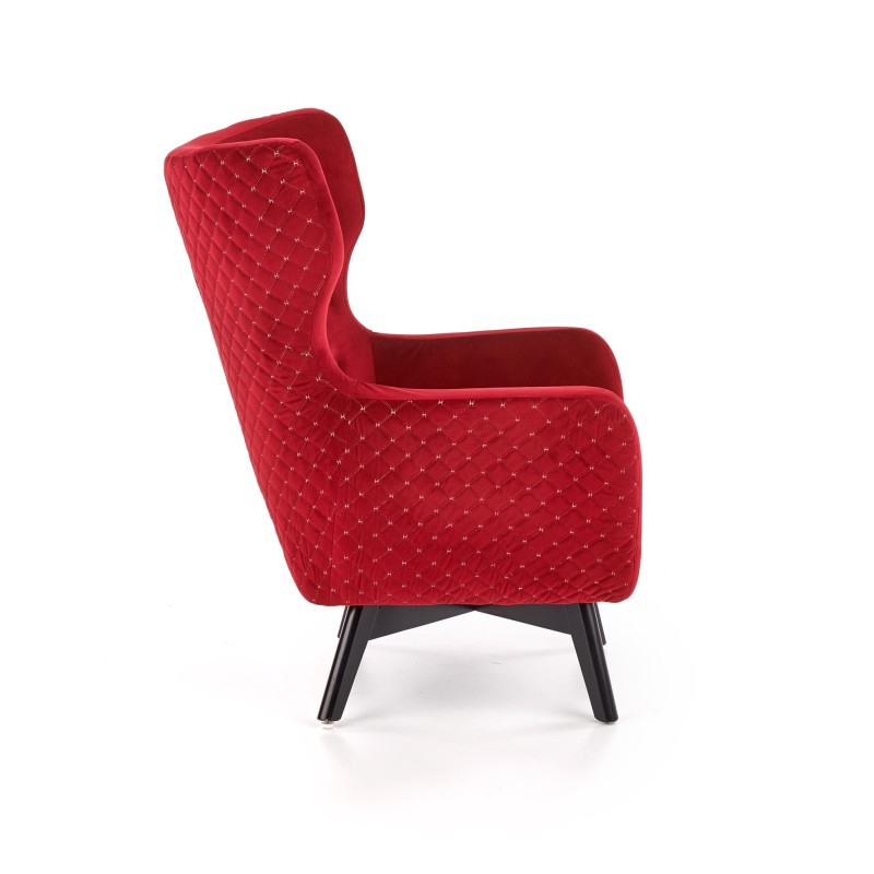 'MARVEL Relaxation Armchair in Burgundy / Black' 'MARVEL Relaxation Armchair in Burgundy / Black'
