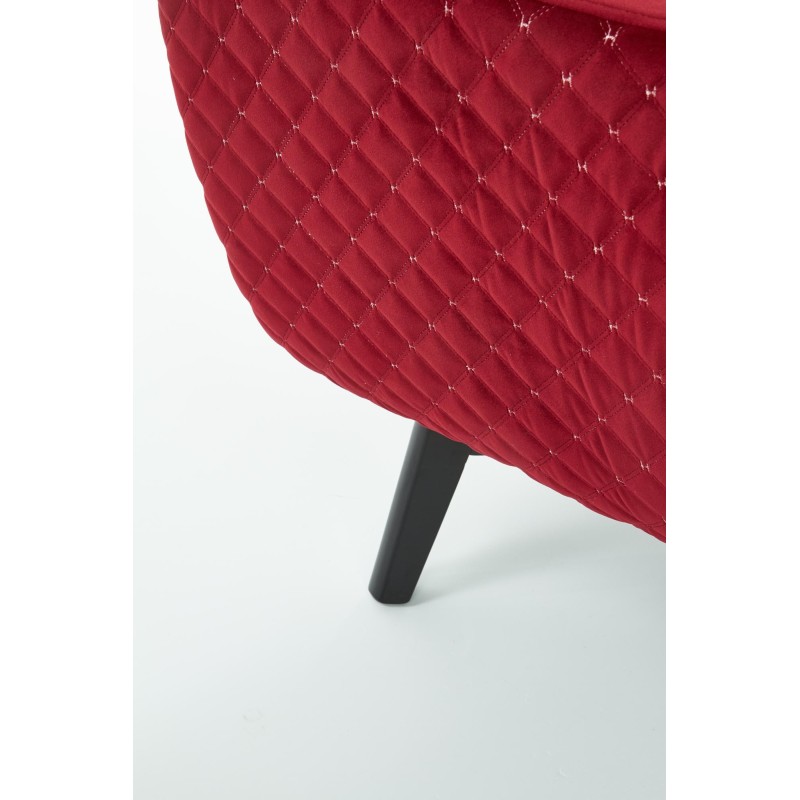 'MARVEL Relaxation Armchair in Burgundy / Black' 'MARVEL Relaxation Armchair in Burgundy / Black'