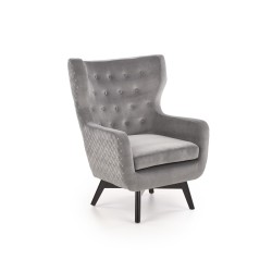 'MARVEL Relaxation Armchair in Ash Grey / Black'