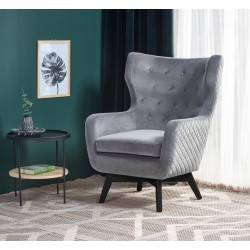 'MARVEL Relaxation Armchair in Ash Grey / Black' 'MARVEL Relaxation Armchair in Ash Grey / Black'