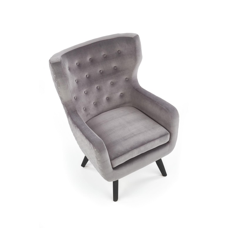 'MARVEL Relaxation Armchair in Ash Grey / Black' 'MARVEL Relaxation Armchair in Ash Grey / Black'