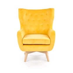 'MARVEL Relaxation Armchair Yellow / Natural' 'MARVEL Relaxation Armchair Yellow / Natural'