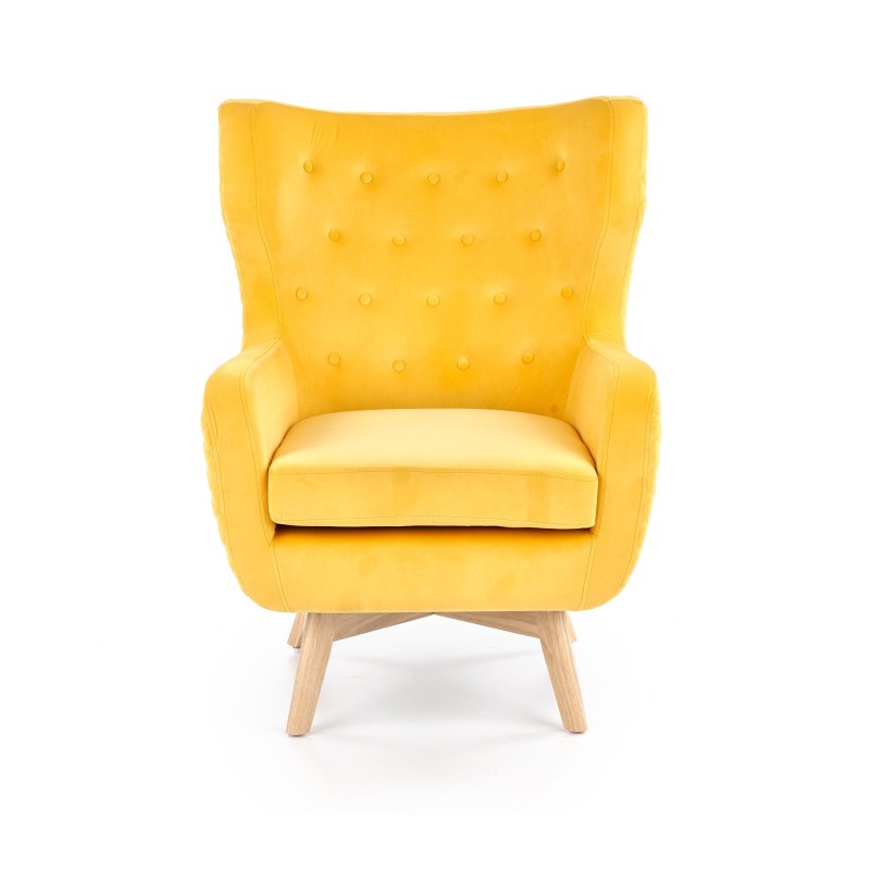 'MARVEL Relaxation Armchair Yellow / Natural' 'MARVEL Relaxation Armchair Yellow / Natural'