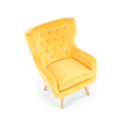 'MARVEL Relaxation Armchair Yellow / Natural' 'MARVEL Relaxation Armchair Yellow / Natural'