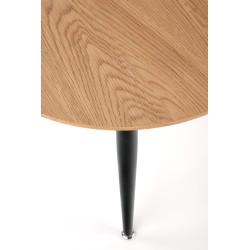 'MENTONA 2, set of 2 golden oak/black benches' 'MENTONA 2, set of 2 golden oak/black benches'