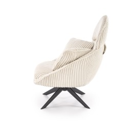 'MERRY 2 Relaxation Armchair with Swivel Function, Cream' 'MERRY 2 Relaxation Armchair with Swivel Function, Cream'