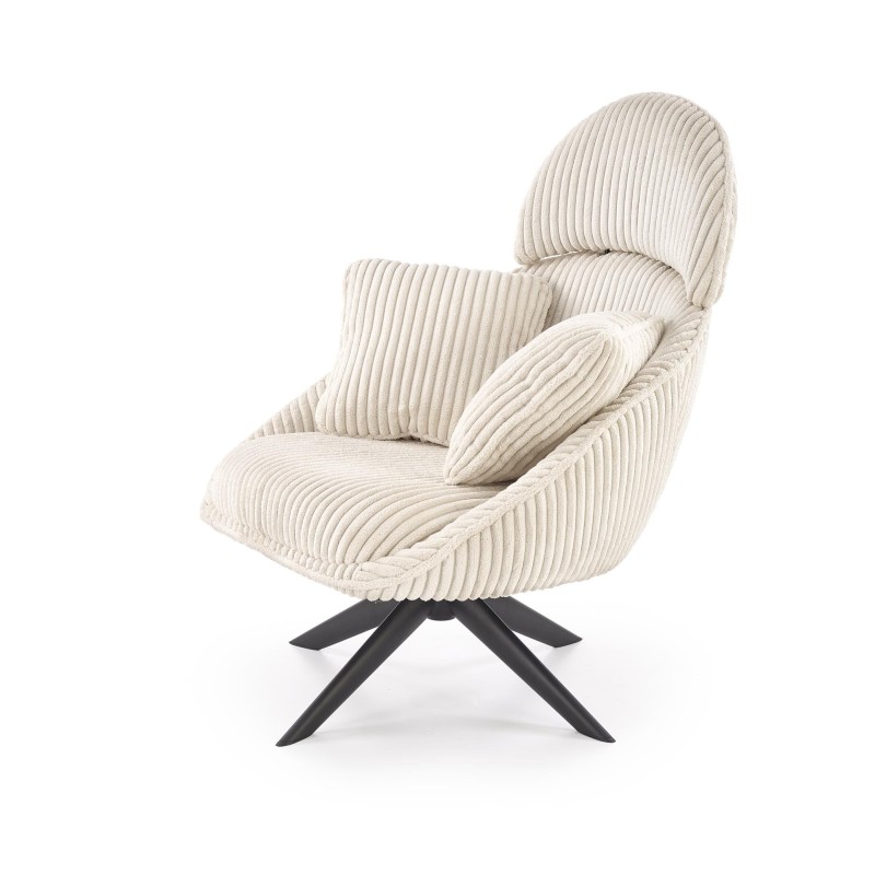 'MERRY 2 Relaxation Armchair with Swivel Function, Cream' 'MERRY 2 Relaxation Armchair with Swivel Function, Cream'