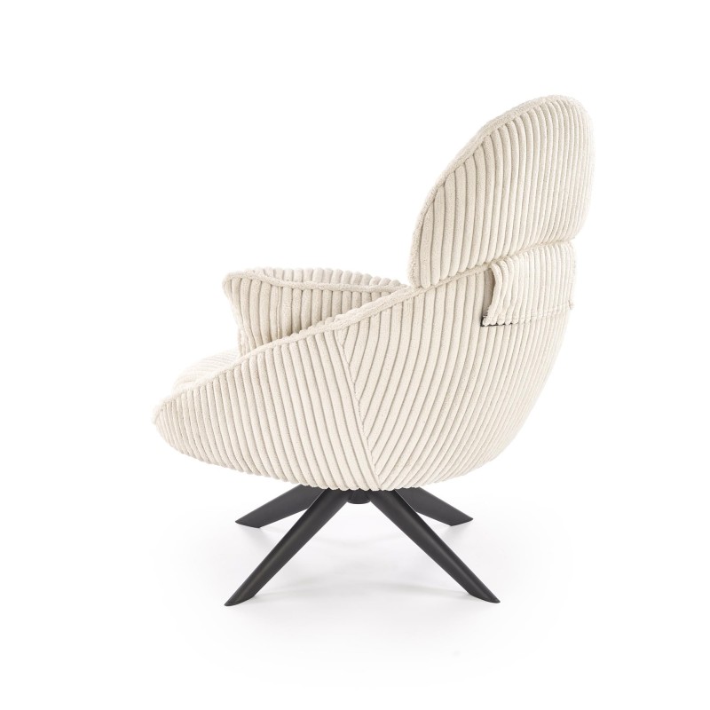 'MERRY 2 Relaxation Armchair with Swivel Function, Cream' 'MERRY 2 Relaxation Armchair with Swivel Function, Cream'