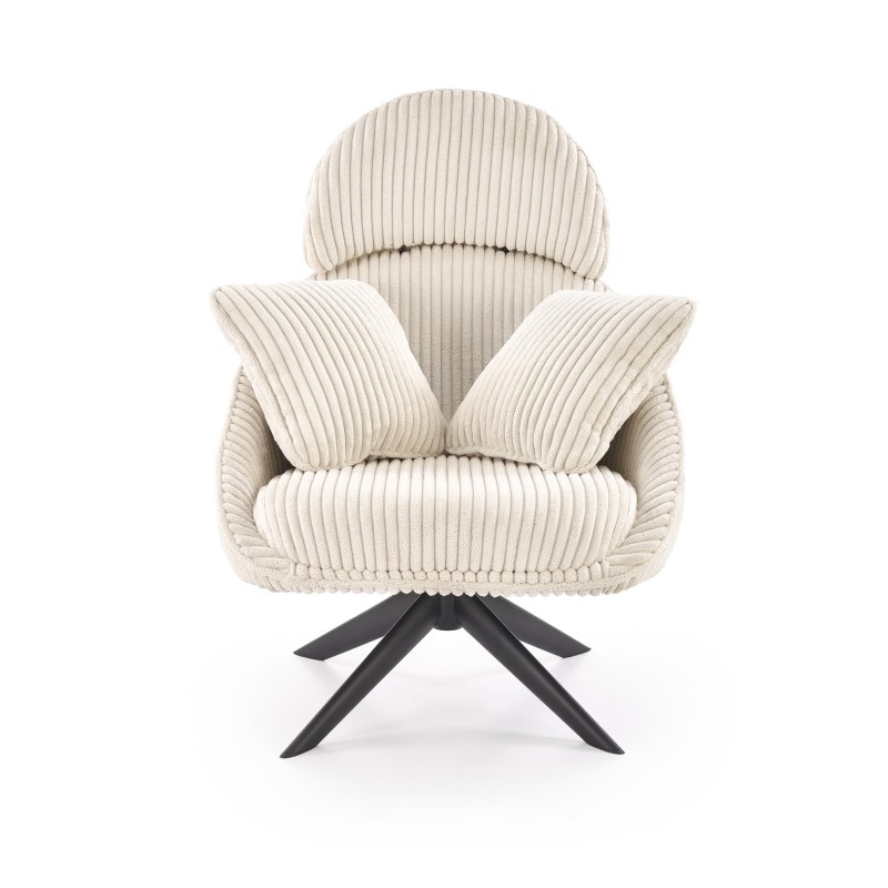 'MERRY 2 Relaxation Armchair with Swivel Function, Cream' 'MERRY 2 Relaxation Armchair with Swivel Function, Cream'