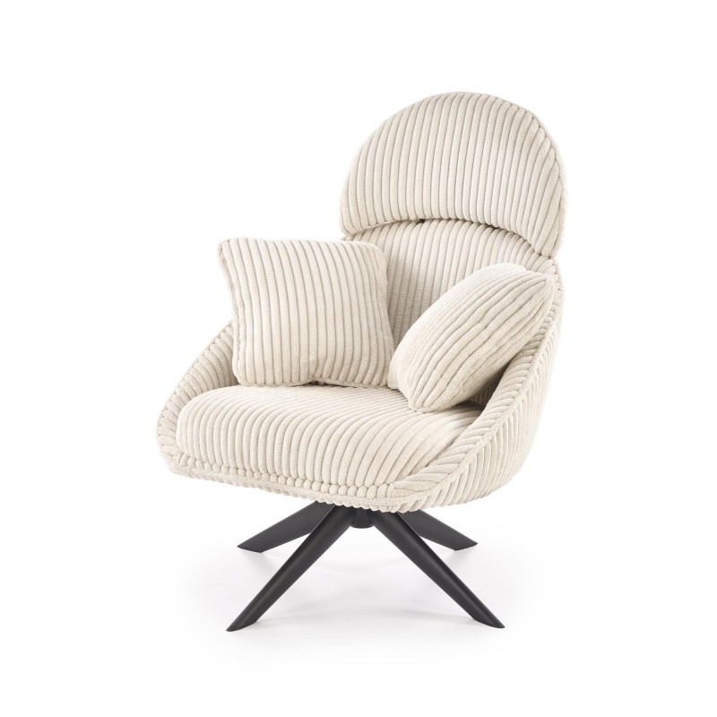 'MERRY 2 Relaxation Armchair with Swivel Function, Cream' 'MERRY 2 Relaxation Armchair with Swivel Function, Cream'