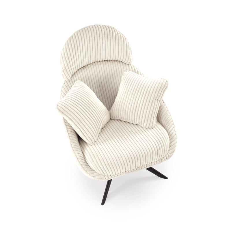 'MERRY 2 Relaxation Armchair with Swivel Function, Cream' 'MERRY 2 Relaxation Armchair with Swivel Function, Cream'