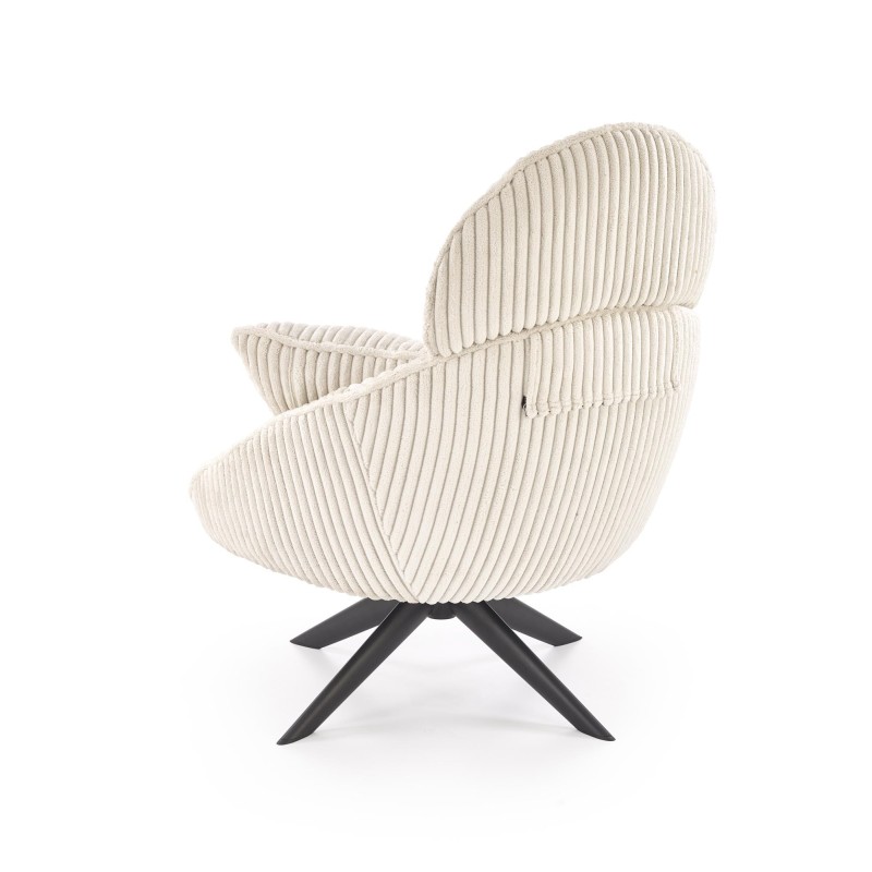 'MERRY 2 Relaxation Armchair with Swivel Function, Cream' 'MERRY 2 Relaxation Armchair with Swivel Function, Cream'