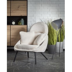 'MERRY Relaxation Armchair, Cream'