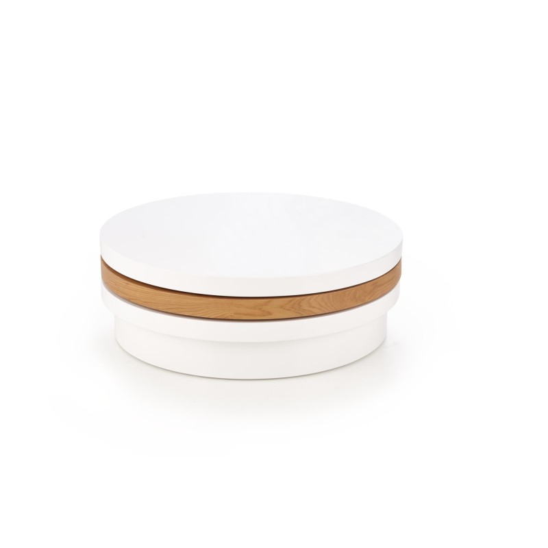 'MICHELLE Coffee Table White / Golden Oak' 'MICHELLE Coffee Table White / Golden Oak'