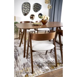 "MIGUEL Table, Walnut Top, Walnut Leg" "MIGUEL Table, Walnut Top, Walnut Leg"