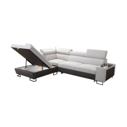 Prestige VII Corner Sofa with Soft to the Touch, Freya 210.24 + Tauro 8207 - elegance and functionality in one Prestige VII Corner Sofa with Soft to the Touch, Freya 210.24 + Tauro 8207 - elegance and functionality in one