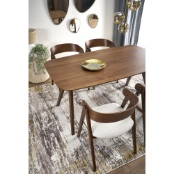 "MIGUEL Table, Walnut Top, Walnut Leg" "MIGUEL Table, Walnut Top, Walnut Leg"