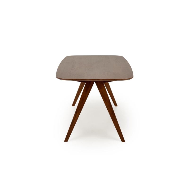 "MIGUEL Table, Walnut Top, Walnut Leg" "MIGUEL Table, Walnut Top, Walnut Leg"