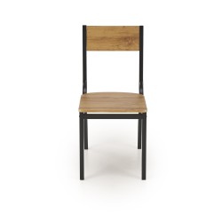 'MILTON set table + 4 chairs, natural / black' 'MILTON set table + 4 chairs, natural / black'