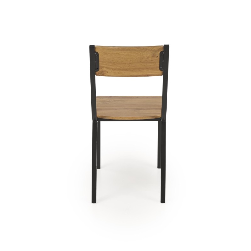 'MILTON set table + 4 chairs, natural / black' 'MILTON set table + 4 chairs, natural / black'