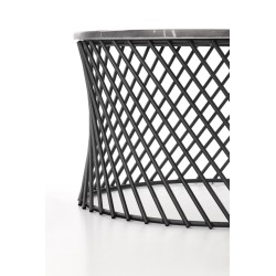'MINERWA Coffee Table Top - Ashen Marble, Frame - Black' 'MINERWA Coffee Table Top - Ashen Marble, Frame - Black'