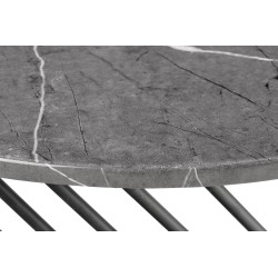 'MINERWA Coffee Table Top - Ashen Marble, Frame - Black' 'MINERWA Coffee Table Top - Ashen Marble, Frame - Black'