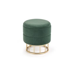 MINTY pufa ciemny zielony / złoty (1p 1szt)