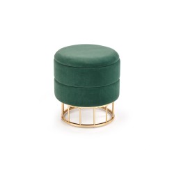 MINTY pufa ciemny zielony / złoty (1p 1szt) MINTY pufa ciemny zielony / złoty (1p 1szt)