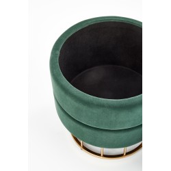 "MINTY Dark Green / Gold Pouf" "MINTY Dark Green / Gold Pouf"