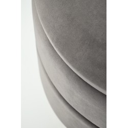 "MINTY Ash Grey / Gold Pouf" "MINTY Ash Grey / Gold Pouf"
