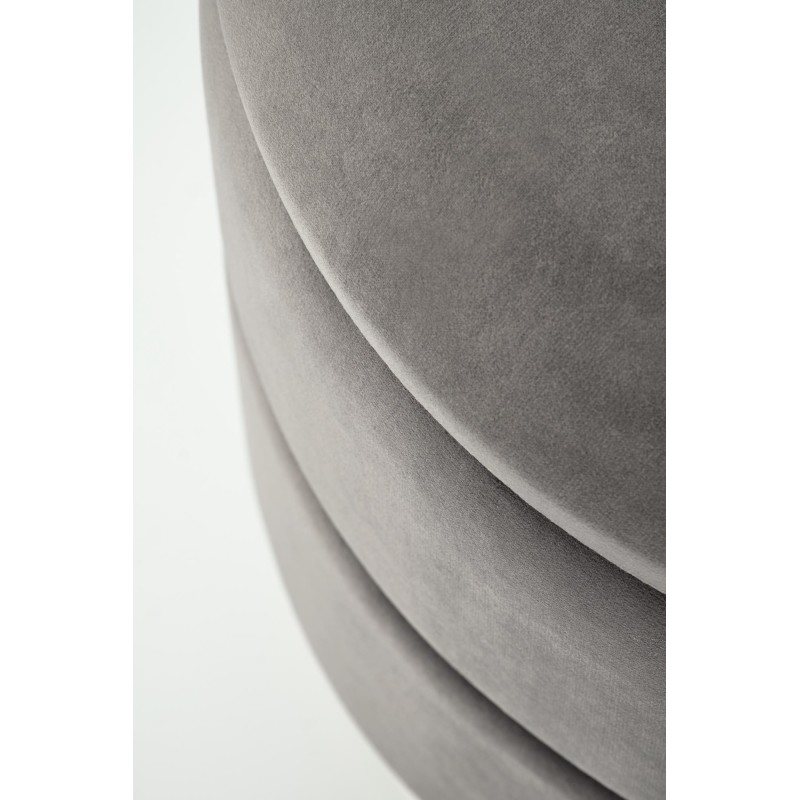 "MINTY Ash Grey / Gold Pouf" "MINTY Ash Grey / Gold Pouf"