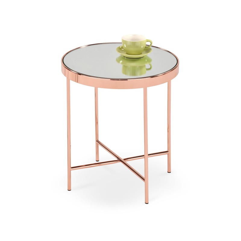 "MIRA Copper / Glass Coffee Table" "MIRA Copper / Glass Coffee Table"