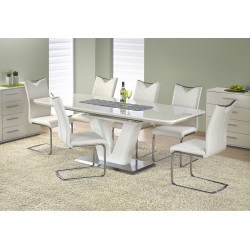 "MISTRAL Glossy White Table"