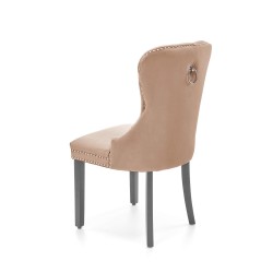 'MIYA Black Chair / Upholstery: Beige' 'MIYA Black Chair / Upholstery: Beige'