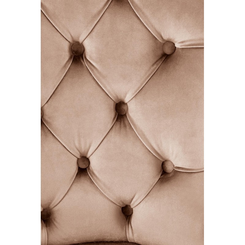 'MIYA Black Chair / Upholstery: Beige' 'MIYA Black Chair / Upholstery: Beige'